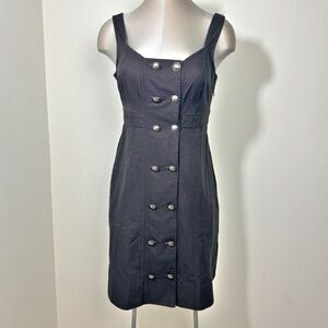 Anthropologie Maeve Double Button Lay Of The Land Trench Dress Size 8